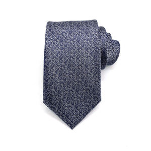 Горячая распродажа: Классические мужские галстуки из 100% шелка с цветочным узором, с возможностью нанесения логотипа, жаккардовое плетение - Product Image 3