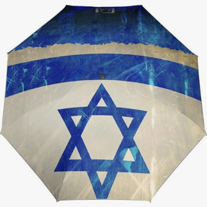 Parapluie portable israélien pour <span class=keywords><strong>voyage</strong></span> <span class=keywords><strong>en</strong></span> voiture, style national créatif, imprimé drapeau, haute qualité, ouverture et fermeture entièrement automatiques - Product Image 3