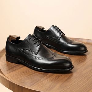 Zapatos Casuales de Hombre de Cuero Mate, Estilo Otoñal, Zapatos de Moda Británica para Hombre, Zapatos de Gamuza para Hombre - Product Image 5