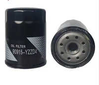 Filtro de aceite de Venta caliente 90915-yzzd4 filtros de coche de motor diésel 90915yzzd4 para filtro Toyota