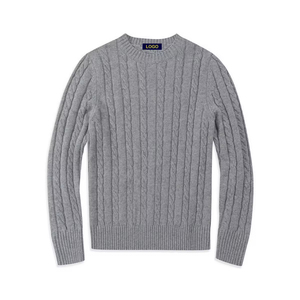 Nouveau <span class=keywords><strong>Pull</strong></span> Décontracté <span class=keywords><strong>Homme</strong></span> Col Semi-Montant Épais Style Coréen Automne Hiver Anti-Plis Couleur Unie Tricoté - Product Image 5
