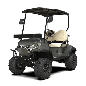 Oem kulübü araba Off-Road yeni elektrikli 2 4 6 koltuklu kaldırdı Golf Kart 72v elektrikli Golf arabası uygun fiyat ile avcılık sepeti