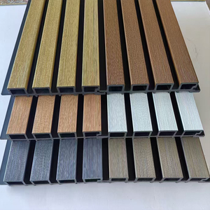 Fábrica China WPC <span class=keywords><strong>Panel</strong></span> de pared estriado Co Decoración de extrusión Wpc <span class=keywords><strong>Panel</strong></span> de pared <span class=keywords><strong>Panel</strong></span> de WPC con listones para exteriores <span class=keywords><strong>Panel</strong></span> WPC - Product Image 4