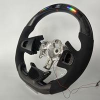 Volant sport avec écran LED pour Renault Clio 4 RS, en fibre de carbone noire, haute qualité, best-seller