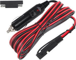 SAE Pin cig nhẹ hơn sạc cáp 15A Thuốc lá nhẹ hơn cắm để SAE nhanh chóng phát hành <span class=keywords><strong>Adapter</strong></span> <span class=keywords><strong>12V</strong></span> mở rộng Sạc dây - Product Image 1