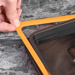 पुनः प्रयोज्य लीकप्रूफ रसोई भंडारण बॉक्स बच्चे एयरटाइट फूड कंटेनर माइक्रोवेव सुरक्षित स्टेनलेस स्टील लंच बॉक्स प्लास्टिक ढक्कन के साथ सेट - Product Image 4