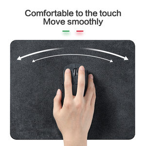 Tapis de souris Alcantara OEM & ODM en tailles 30*40cm & 40*90cm Grands tapis de bureau Tapis de souris personnalisable pour une utilisation confortable - Product Image 4
