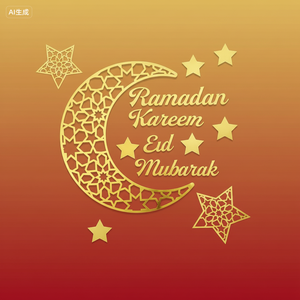 Dreamshare Eid Mubarak Ramadan Kareem Arte Islâmica Decoração de Parede Adesivos de Acrílico para Janela Decoração de Casa Presentes para Festas Al Adha - Product Image 2