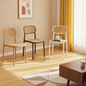 <span class=keywords><strong>Chaise</strong></span> de salle à manger empilable moderne en plastique PP, <span class=keywords><strong>pour</strong></span> usage domestique, extérieur, loisirs, petite taille, avec accoudoirs, chaises de restaurant, meubles - Product Image 6