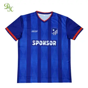 2021 Custom Design Thaise Kwaliteit Zwart Club Voetbal Jersey Aangepaste Voetbal Uniform