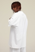 T-shirt unisexe HYC en coton épais 305 g/m² coupe droite de haute qualité avec impression DTG DTF et logo au dos pour homme – Vente en gros