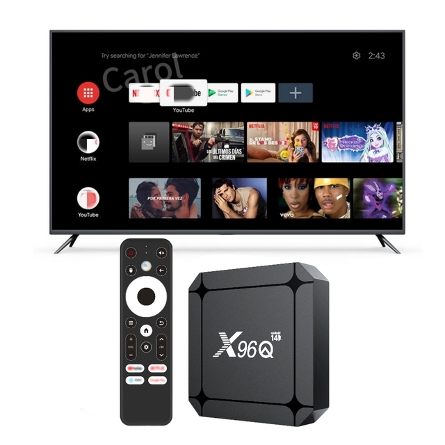 X96Q RK3518 Newest Android 14 TV BOX 4K Quad Core Video Player 5G WiFi 6 USB 3.0 4K Full HD Android Tv Supports 4K Set-Top Box