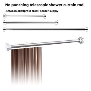 <span class=keywords><strong>Tringle</strong></span> à <span class=keywords><strong>rideau</strong></span> de tension à ressort en acier inoxydable de 25 à 40 pouces, antirouille, antidérapante, moderne, <span class=keywords><strong>sans</strong></span> perçage, pour salle de bain et <span class=keywords><strong>douche</strong></span> - Product Image 4