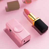 Funxim Mini Capsule Multifonctionnelle Haute Capacité, Chargeur Portable Magnétique Sans Fil avec Support Téléphone