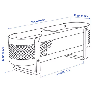 Hiện Đại Gỗ Màu Trắng Và Kim Loại Lưới Bàn Tổ Chức Trở Lại Trường Học Văn Phòng Cung Cấp Với Dây Lưu Trữ Giỏ Cho Máy Tính Để Bàn Quản Lý - Product Image 3