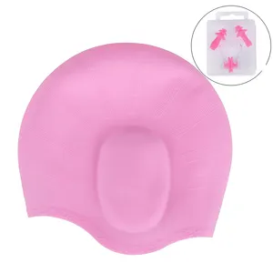 Chapeau de plage imperméable en Silicone, casquette pour protection des oreilles, pour les cheveux longs et courts, pour femmes et hommes