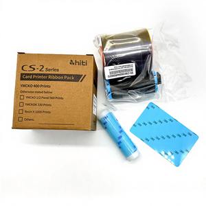 CS-270E <span class=keywords><strong>Hiti</strong></span> ของแท้/220E/200E YMCKO ริบบิ้นสีพิมพ์400สีริบบิ้นสำหรับ CS220e <span class=keywords><strong>CS200e</strong></span> <span class=keywords><strong>Hiti</strong></span> เครื่องพิมพ์บัตร CS290e - Product Image 1