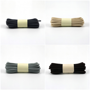 Cordones de Zapatos de Poliéster de Moda de 80/100/120/140 cm de Largo, Cordones Redondos Encerados para Botas <span class=keywords><strong>Martin</strong></span> de Hombre - Product Image 6