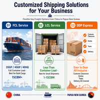 Expédition maritime LCL de Ningbo à Moresby DDP pour matériaux de construction/acier/peinture/carreaux de céramique, service économique Chine-Papouasie-Nouvelle-Guinée