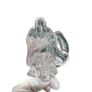 Segadores de cristal naturales, guadaña de la <span class=keywords><strong>muerte</strong></span> tallada a mano, guadaña de Grim Reaper - Product Image 3