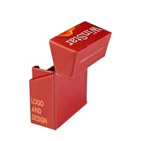 Novedad 2026: Caja con tapa abatible para tiras orales, paquete de 5, mini cigarrillos conos pequeños, caja roja, embalaje para caramelos energéticos