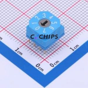 FDR-08 Rotary Encoder Through hole Component (THT),10x10mm Switch - Product Image 1