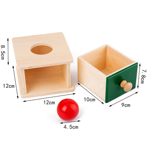 Caja de monedas <span class=keywords><strong>Montessori</strong></span> bonita de madera para niños de alta calidad, juegos Diy, <span class=keywords><strong>juguetes</strong></span> educativos de cognición con forma de bebé para niños y niñas - Product Image 5