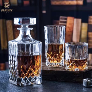 Decantador de whisky cuadrado de cristal, juego de 8 rocas de whisky escalofriantes de granito, 2 vasos de whisky Bourbon - Product Image 2