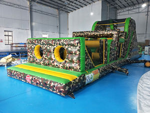 Laberinto y castillo inflable de carrera de obstáculos para niños y adultos para diversión y aventura - Product Image 4