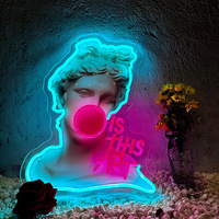 Enseigne néon LED personnalisée avec logo UV, lettres en acrylique lumineuses pour publicité intérieure, magasin, salon, mariage, anniversaire, décoration murale