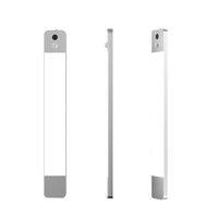 Lampu Kabinet LED Sensor Gerak Modern Isi Ulang, Dapat Diredupkan, Pemasangan Stiker Magnetik, Lampu Malam Dalam Ruangan, Dapur, Lemari Pakaian