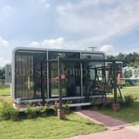Remorque portable préfabriquée amovible de haute qualité, facile à monter, mobile Apple Cabin House pour hôtel, villa