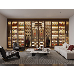 Custom Smart Temperature Control System Glass Door Built-in Single Zone Wine Cellar Fridge <b>Storage</b> Cabinet Non-standard Wine - Product Image 6