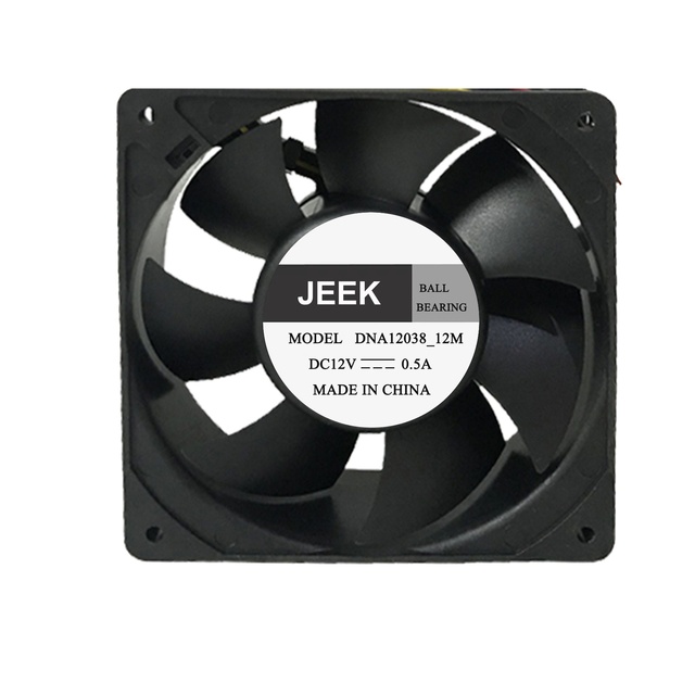 JEEK 12038 120mm 12V PWM PC Fan 2900RPM 0.5A High Static Pressure Axial Flow Fan for PC Case and Server Cooling