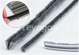 Guarnizione in Silicone Ecologica con Protezione Antipioggia in Plastica per Finestre e Porte Esterne - Product Image 2
