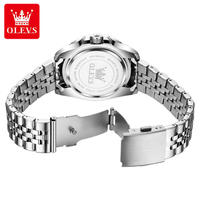 Montre Olevs 5657 OEM de luxe, fabrication sur mesure, logo personnalisé, marque sportive, mode, étanche, acier inoxydable, quartz lumineux