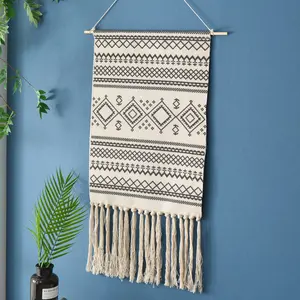 リビングルームの寝室の手織り印刷ハンギングクロスタペストリーの装飾ハンギングクロスタペストリー織り