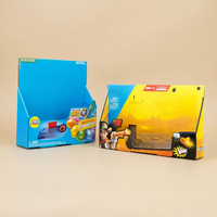 Présentoir de comptoir en carton kraft personnalisé, présentoir de table en carton, présentoir de jouets en carton pour comptoir