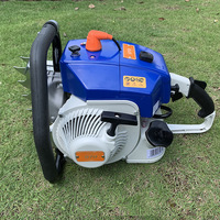 Tronçonneuse à essence 2 temps de qualité industrielle avec guide-chaîne de 36/48 pouces, 105CC MS070, grande puissance, machine à couper le bois