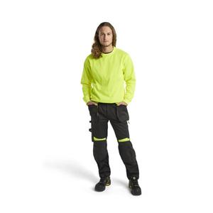 BLAKLADER - 155518609933C62 Pantalon Craftsman Noir/Jaune-PANTALON DE TRAVAIL EAN 7330509752951 PANTALON DE TRAVAIL CARGO - Product Image 3