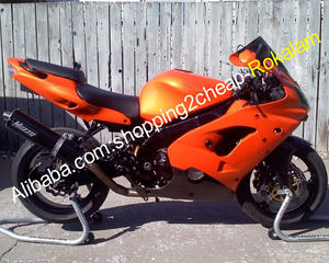 Kit de carénage de rechange pour moto <span class=keywords><strong>Kawasaki</strong></span> Ninja <span class=keywords><strong>ZX9R</strong></span> 2000 2001 ZX 9R 00 01 ZX-9R, orange et noir - Product Image 1
