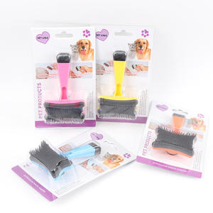 ชุดอาบน้ำสุนัข แปรงกำจัดขนสัตว์เลี้ยงแบบเป็นมิตรต่อสิ่งแวดล้อม ทำจากพลาสติก สำหรับสัตว์เลี้ยงขนาดเล็ก ทำความสะอาดง่าย เหมาะสำหรับสัตว์เลี้ยงขนยาวหรือขนสั้น - Product Image 5