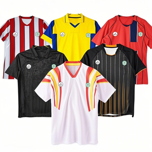 Camiseta de Fútbol Retro Personalizada Vintage al por Mayor, Camiseta de Fútbol Clásica Transpirable de Secado Rápido - Product Image 4