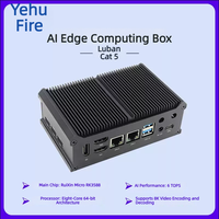 Carte de développement Chipboard Embedfire LubanCat 5 Rk3588, Linux Ai Sbc, ordinateur embarqué haute performance, plus rapide que Raspberry Pi 4/5