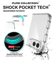 Coque de téléphone anti-jaunissement transparente pour iPhone Duo Fold, coque de téléphone pliable en PC rigide durable