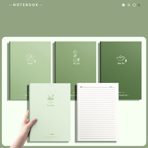 สมุดสเก็ตช์กระดาษคราฟท์แบบแข็ง B5น่ารัก4แพ็คสมุดซับในสมุดกีฬานักเรียนโรงเรียน - Product Image 3