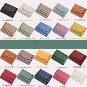 Factory Genuine Leather Financial Cloth Rfid Coin Purse <strong>Wallet</strong> Women'S <strong>Wallet</strong> Short Purse Mini <strong>Wallet</strong> Gift <strong>for</strong> Ladies <strong>Teen</strong> Girls - Product Image 4