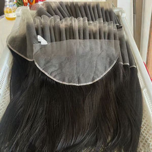 卸売 100%人毛 HDレースフロントウィッグ クロージャー 超薄型 <span class=keywords><strong>13</strong></span>*4 <span class=keywords><strong>13</strong></span>*<span class=keywords><strong>6</strong></span> フロント 2x6 トゥピー 工場直送 - Product Image 2