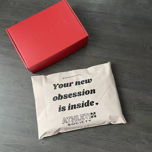 Bolsas de Mensajería Color Durazno con Impresión Negra |   Bolsas de Correo Personalizadas para Envíos de Comercio Electrónico - Product Image 6