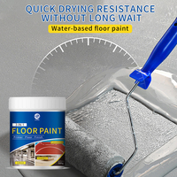 Peinture pour carrelage de salle de bain trois en un, acrylique imperméable spécial pour la rénovation des anciens carreaux de sol en marbre, application facile au pinceau